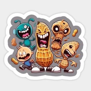 monster peanuts Sticker